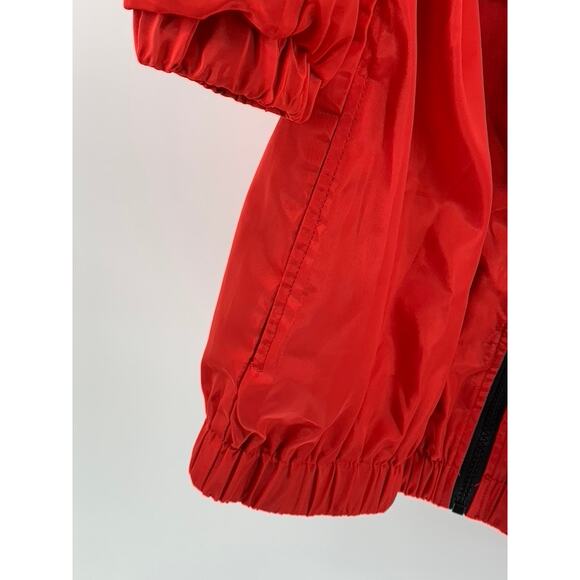 STORY OF LOLA Women's Blue-Red-White Striped Zip-Up Windbreaker Jacket SZ ML - Picture 10 of 14